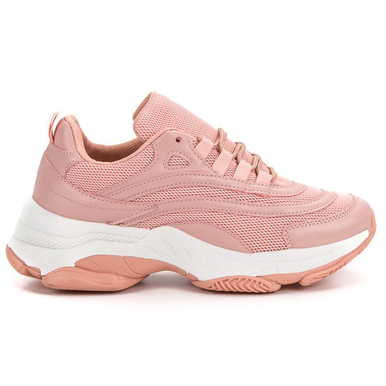 Lace-up Sports Shoes pink