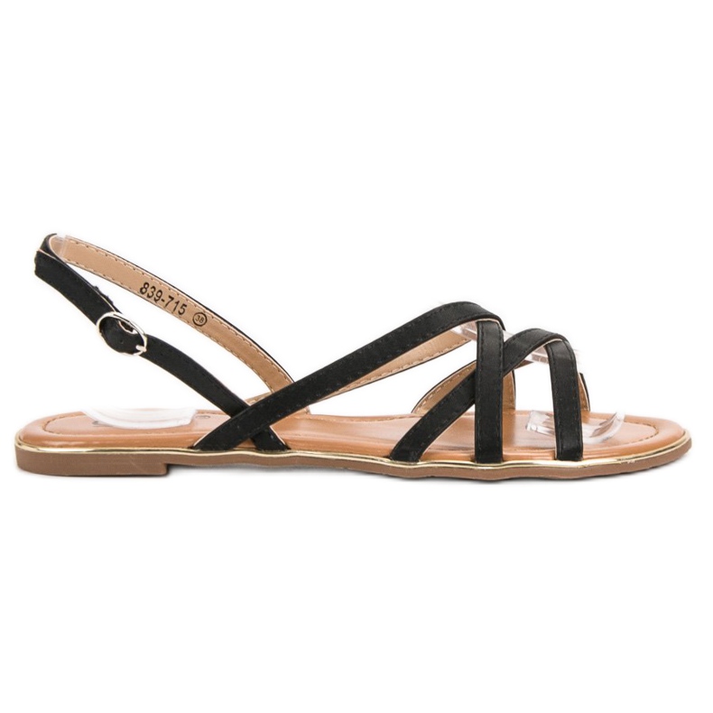 Cm Paris Black Sandals