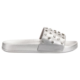 SHELOVET Comfortable Women's Slippers grey SHELOVET Comfortable Women's Slippers grey