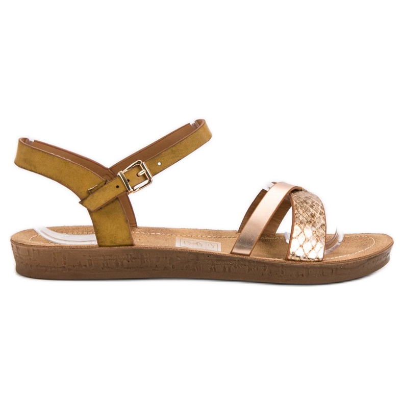 Seastar Fashionable flat sandals brown