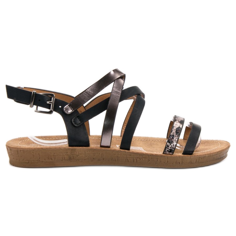 Seastar Fashionable Black Sandals