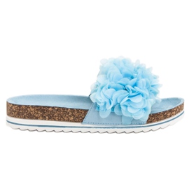 Seastar Fashionable Blue Slippers