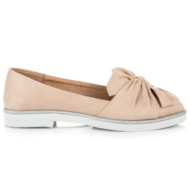 Vices Suede Shoes With Glitter Decorations brown
