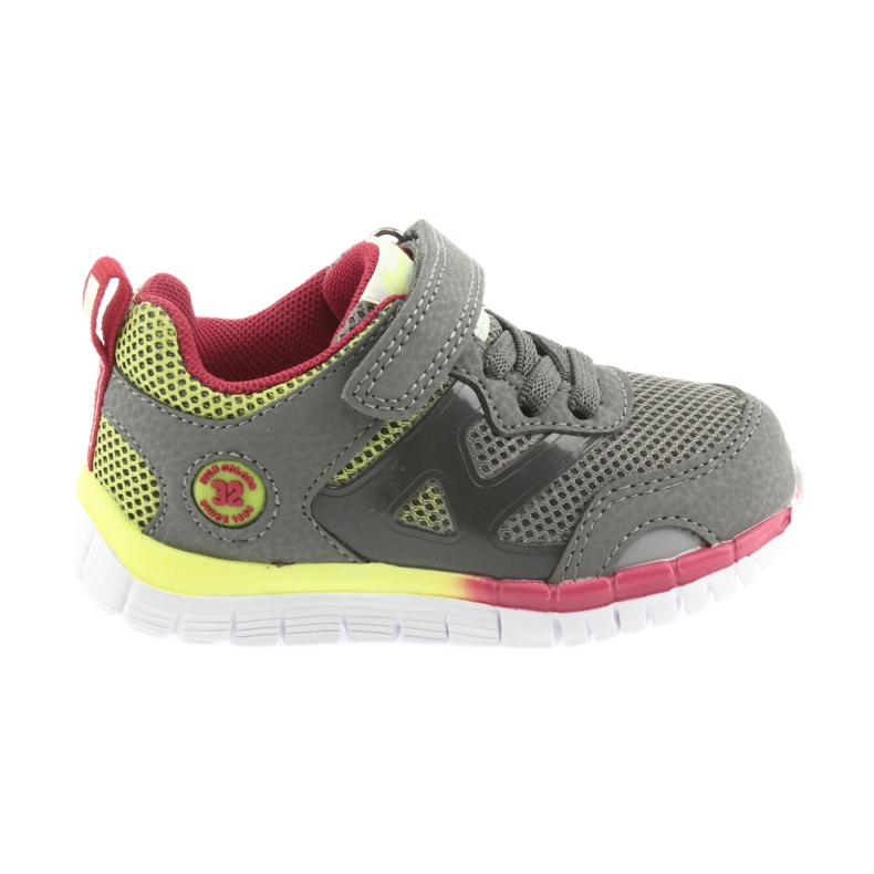 American Club ES35 gray sports shoes grey yellow red