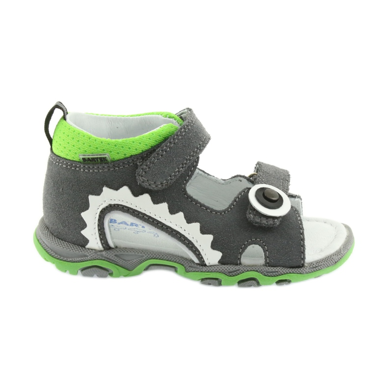 Sandals boys' turnips Bartek 51063 gray white grey green Sandals boys' turnips Bartek 51063 gray white grey green
