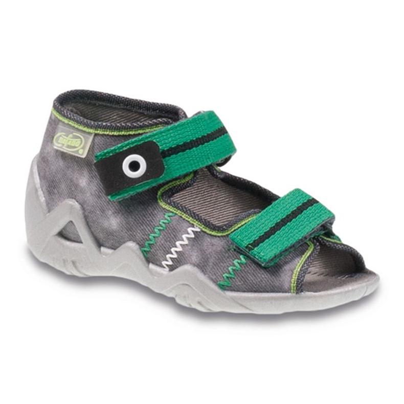 Befado children's shoes 250P066 grey green
