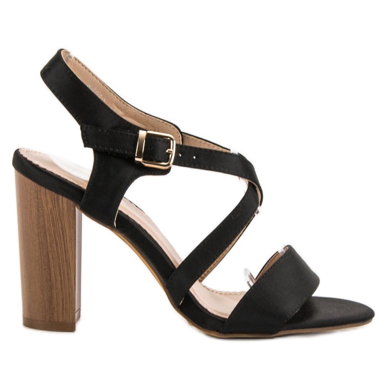 Kayla Sexy Sandals On A Bar black