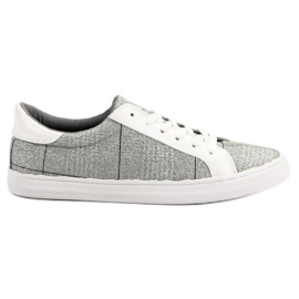 SHELOVET Lace-up Sneakers grey SHELOVET Lace-up Sneakers grey