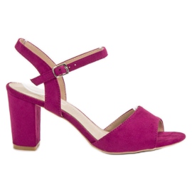 Filippo High Heeled Sandals purple