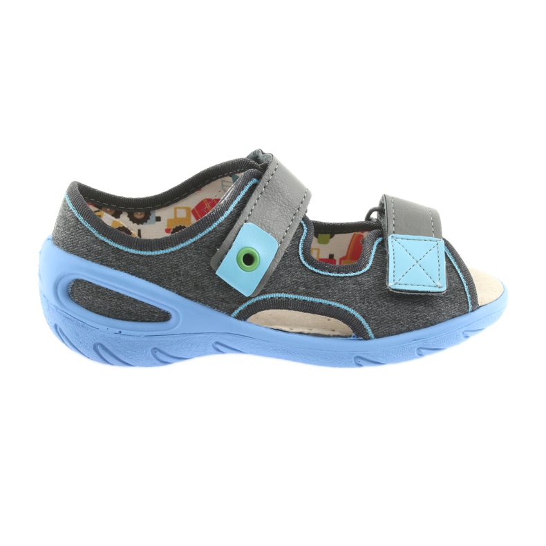 Befado children's shoes pu 065X125 blue grey