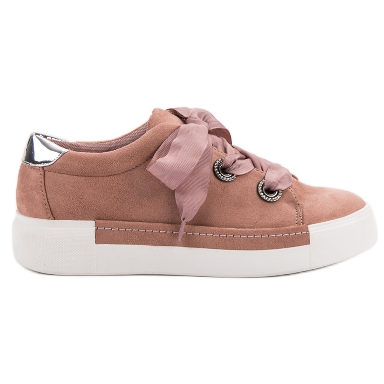Belle Women Suede Sports Shoes pink Belle Women Suede Sports Shoes pink