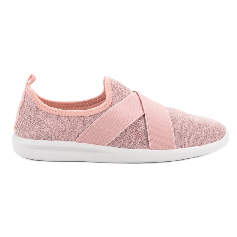Ideal Shoes Slip-on Sports Shoes pink Ideal Shoes Slip-on Sports Shoes pink