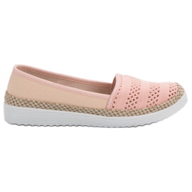 SHELOVET Textile Espadrilles pink