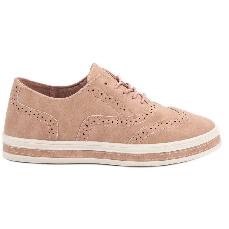 SHELOVET Powder brogues pink