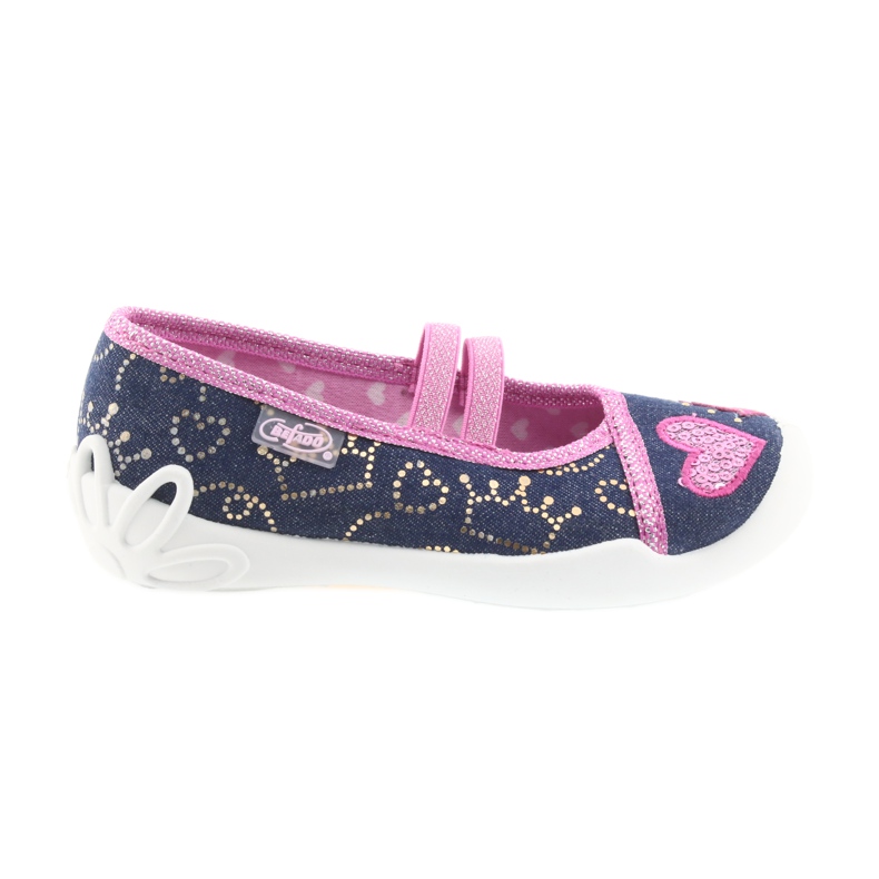 Befado children's shoes 116X247 yellow pink navy blue