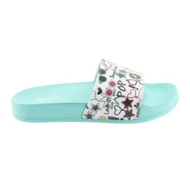 American Club green profiled Sunglasses slippers white black pink American Club green profiled Sunglasses slippers white black pink