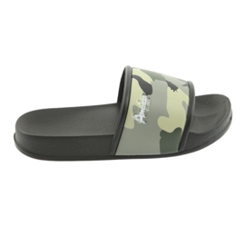 Green American Club profiled camo slippers black Green American Club profiled camo slippers black
