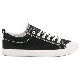 SHELOVET Low Black Sneakers SHELOVET Low Black Sneakers