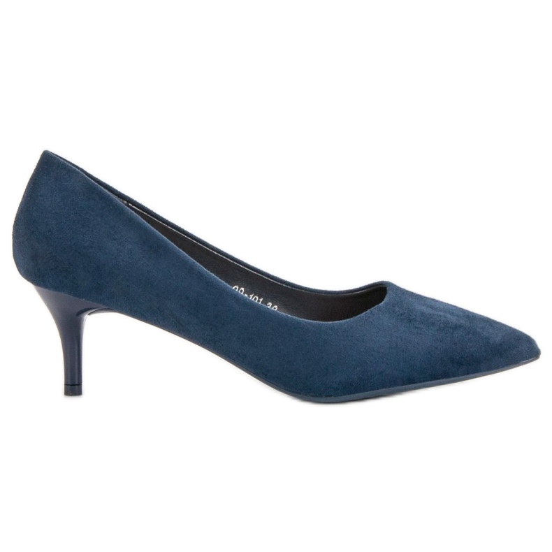 Nio Nio Navy Suede Pumps blue