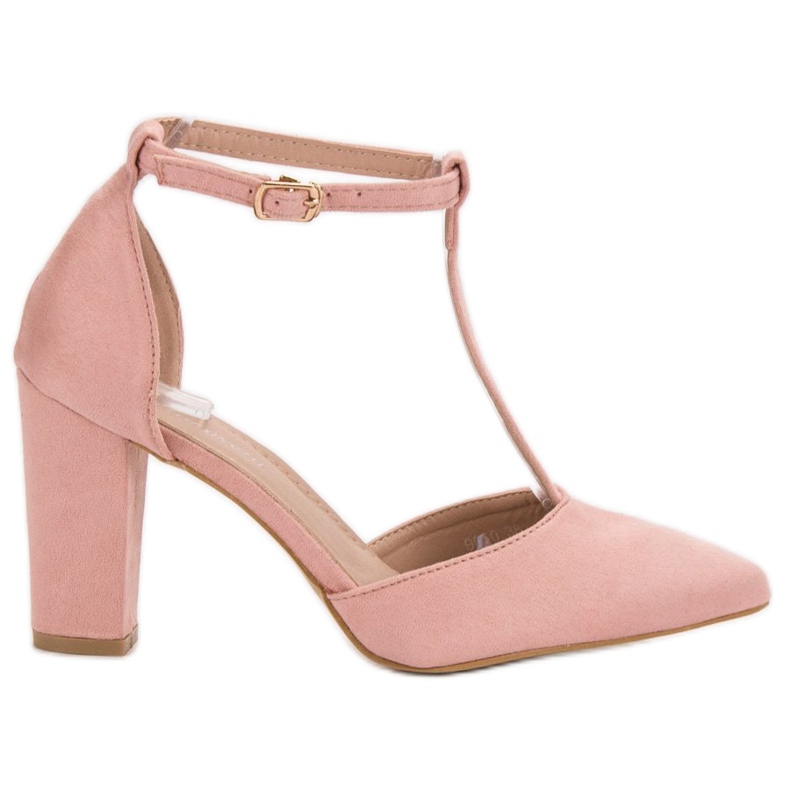 Primavera Pink Pumps On A Pillar