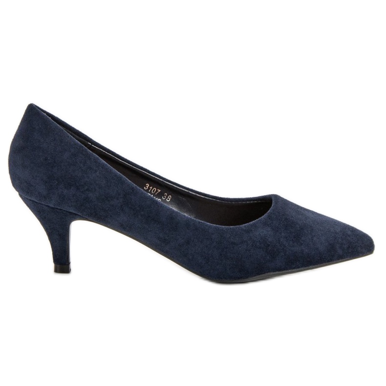 Nio Nio Low Navy Blue High Heels Nio Nio Low Navy Blue High Heels