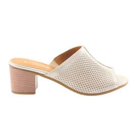 Badura 5311 gold women's slippers yellow multicolored Badura 5311 gold women's slippers yellow multicolored
