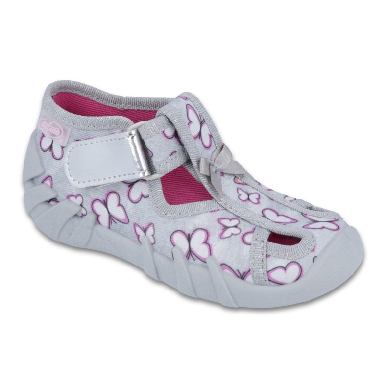 Befado children's shoes 190P087 violet grey Befado children's shoes 190P087 violet grey