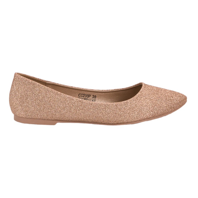 Seastar Glitter ballerinas golden