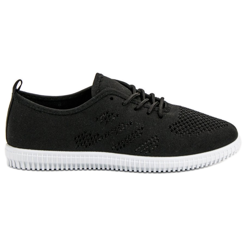 SHELOVET Textile Lace-up Footwear black