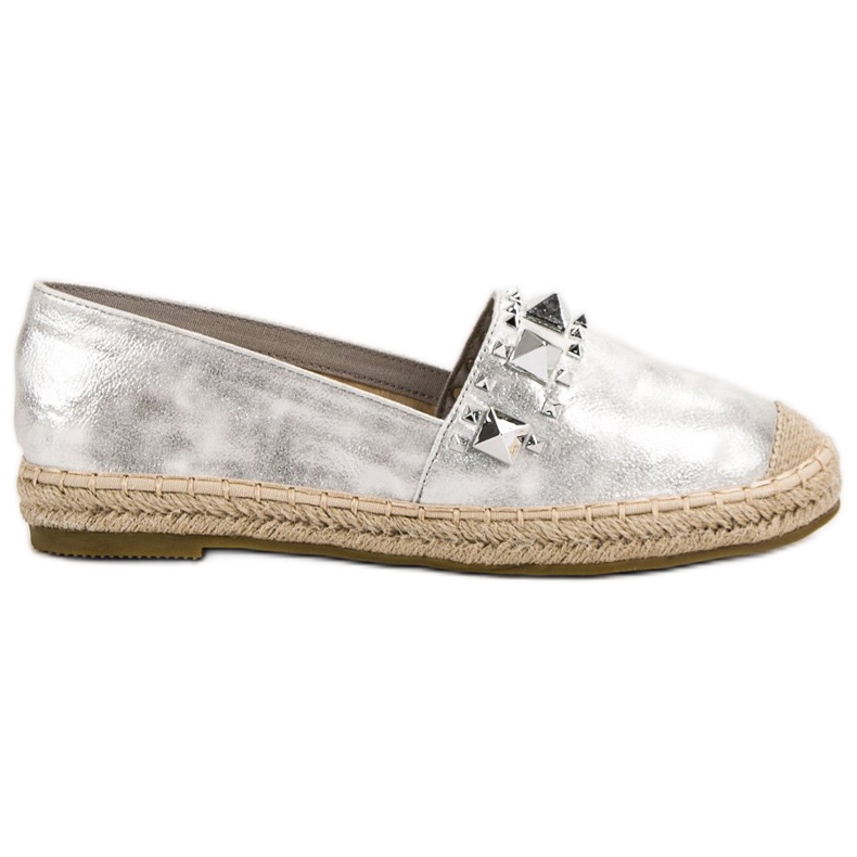 Janessa Espadrilles With Studs grey