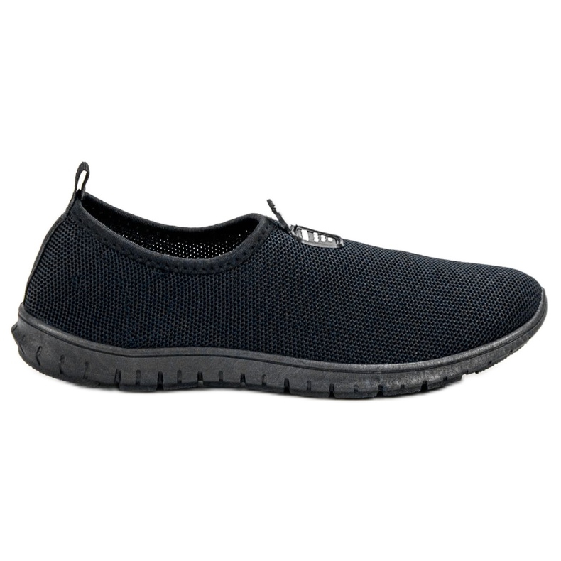 SHELOVET Black Slip-On Sneakers SHELOVET Black Slip-On Sneakers