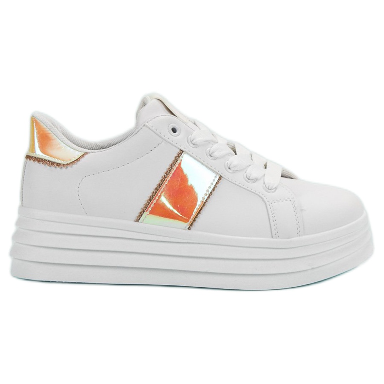 SHELOVET White Shoes On The Platform