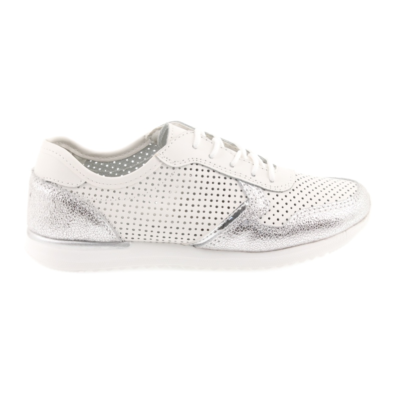 Women's sports shoes Filippo 737 white and silver grey Women's sports shoes Filippo 737 white and silver grey
