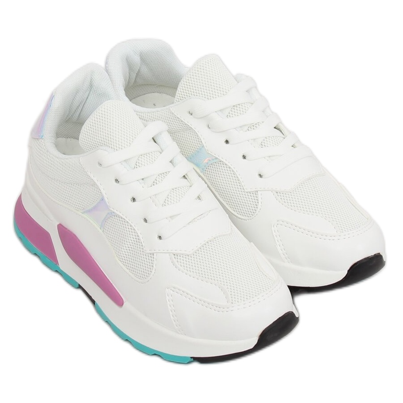 White sports shoes JRX306 White multicolored