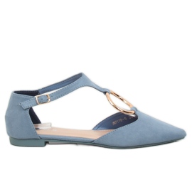 Blue open ballerina JN7119 Blue