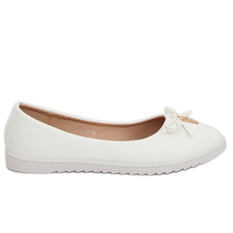 White women's ballerinas YSD-04 White
