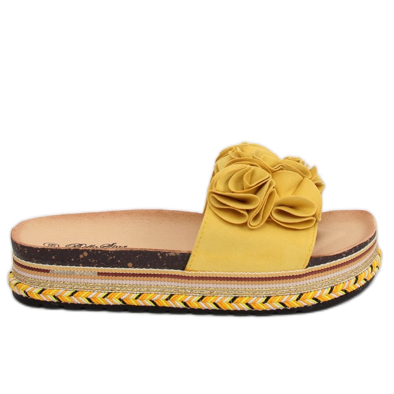 Yellow women's yellow slippers S61 Yellow Yellow women's yellow slippers S61 Yellow