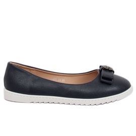 Women's navy blue ballerinas YSD-03 Navy Women's navy blue ballerinas YSD-03 Navy