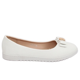 White women's ballerinas YSD-03 White