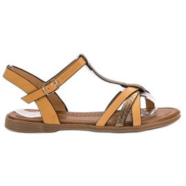 Small Swan Casual Sandals brown
