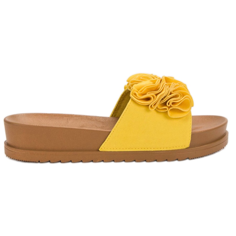 Primavera Yellow Slippers