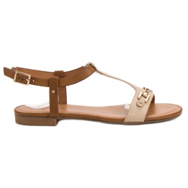 Small Swan Casual Sandals brown