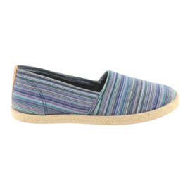 McKey 821 Espadrilles brown blue green navy