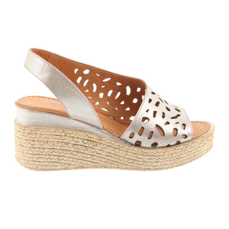 Wedge sandals Badura 4722 cappuccino beige