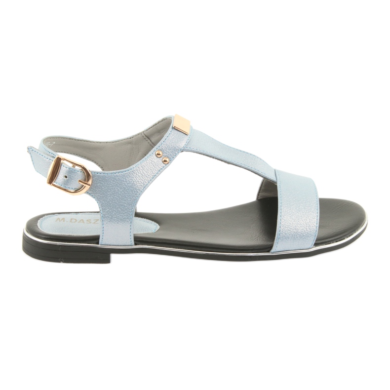 M.Daszyński Sandals blue pearl Daszyński MR1583-7