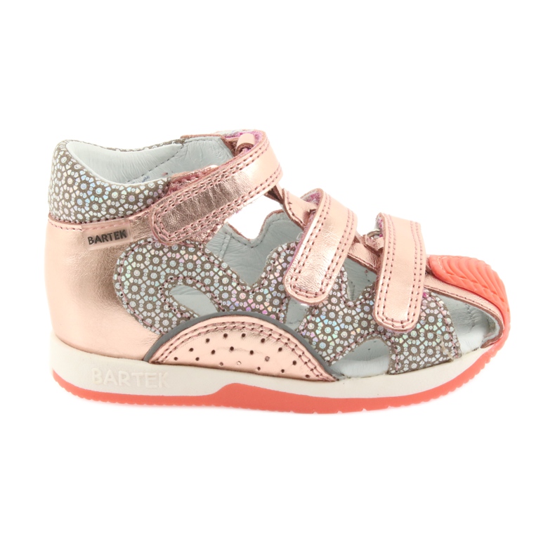 Bartek 81021 sandals rose gold orange grey yellow pink