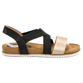 Evento Women's Slip-On Sandals black