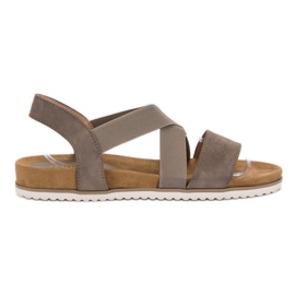 Evento Women's Slip-On Sandals brown