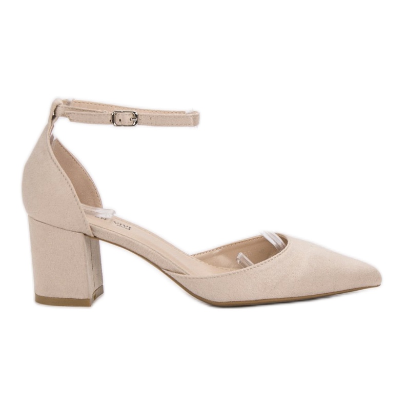 Queen Vivi Suede Pumps In Spitz brown Queen Vivi Suede Pumps In Spitz brown
