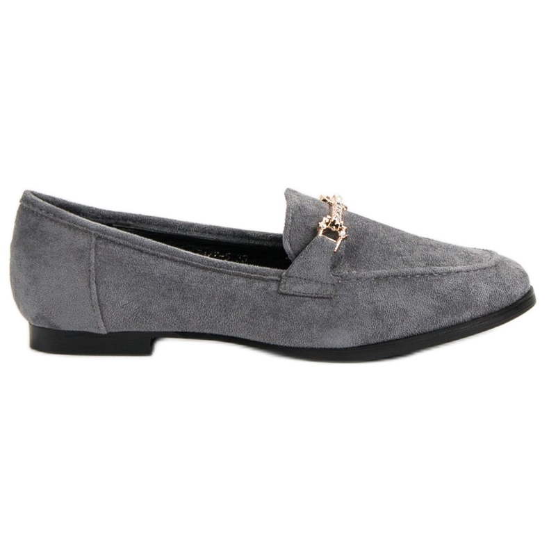 Balada Gray suede loafers grey